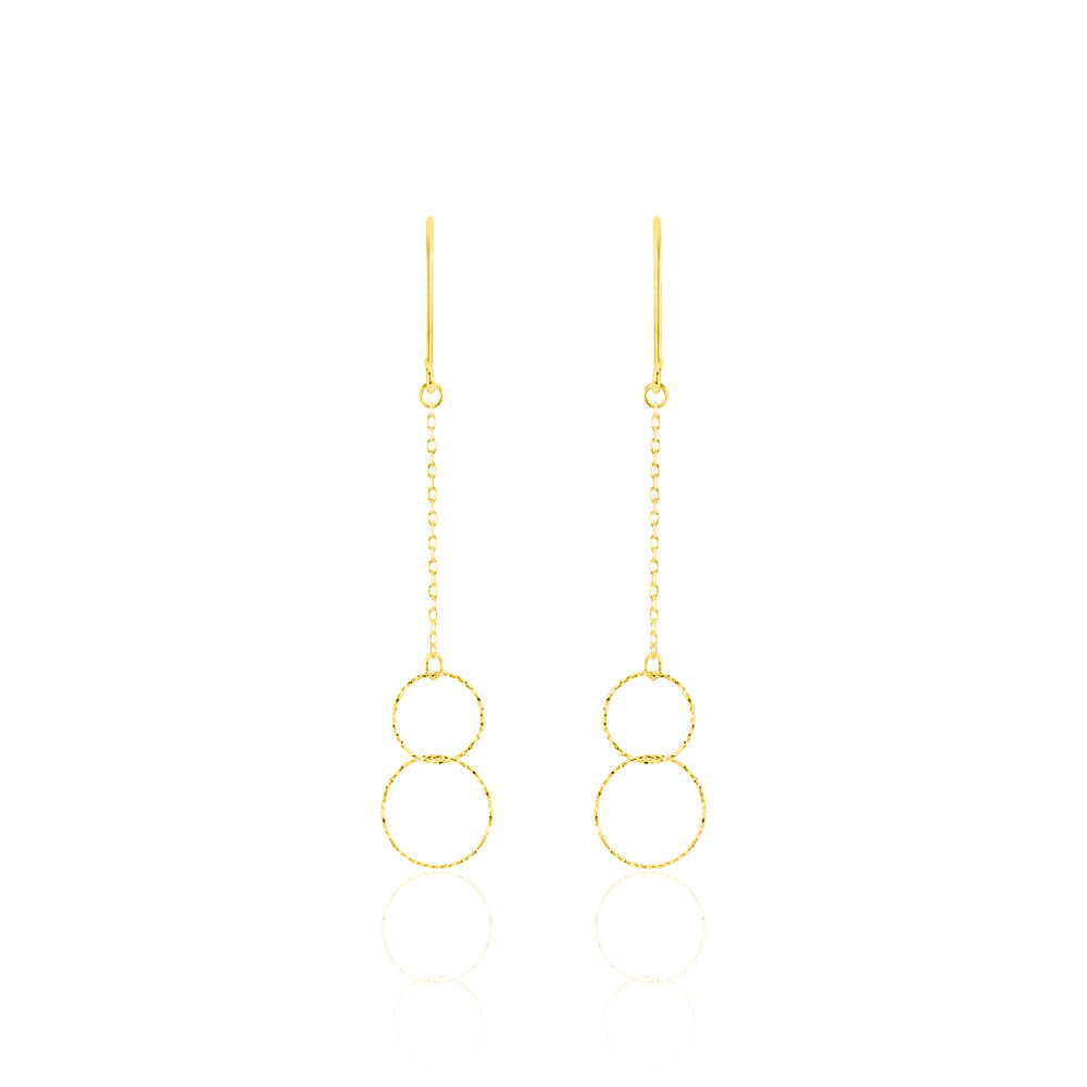 Boucles D'oreilles Pendantes Leonetta Or Jaune - Pendantes Femme | Marc Orian