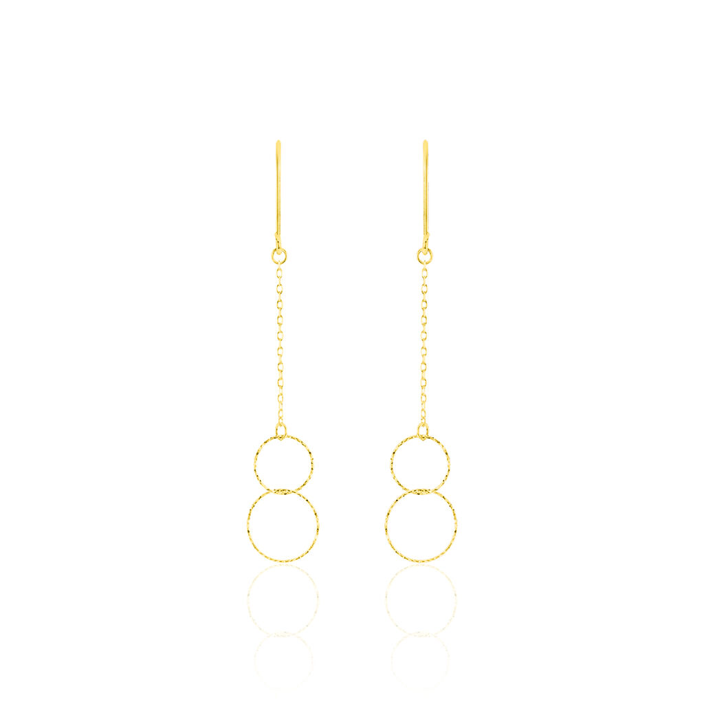 Boucles D'oreilles Pendantes Leonetta Or Jaune - Pendantes Femme | Marc Orian