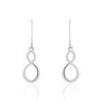 Boucles D'oreilles Pendantes Adeline Argent Blanc - Pendantes Femme | Marc Orian