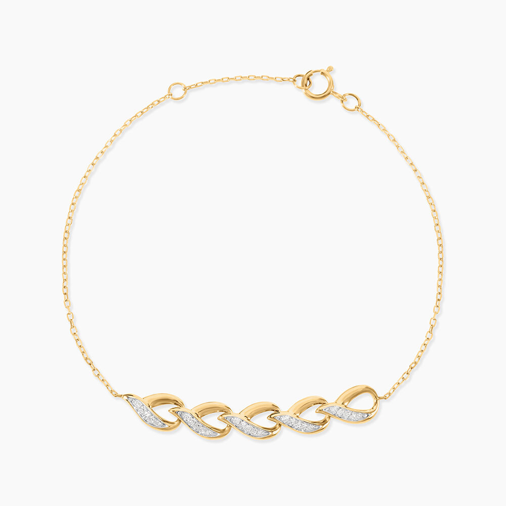 Bracelet Khayrat Or Jaune Diamant - Bracelets cha&icirc;nes Femme | Marc Orian