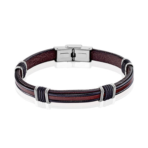 Bracelet Acier Blanc Jeff - Bracelets cuir Homme | Marc Orian