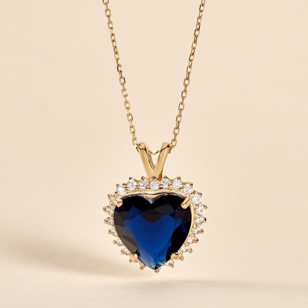 Pendentif Nelsa Plaqu&eacute; Or Jaune Oxyde De Zirconium - Bijoux fantaisie Femme | Marc Orian