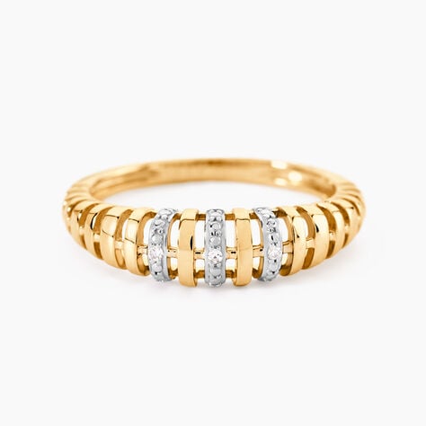 Bague Hamo Or Jaune Diamant - Bagues pierres pr&eacute;cieuses Femme | Marc Orian