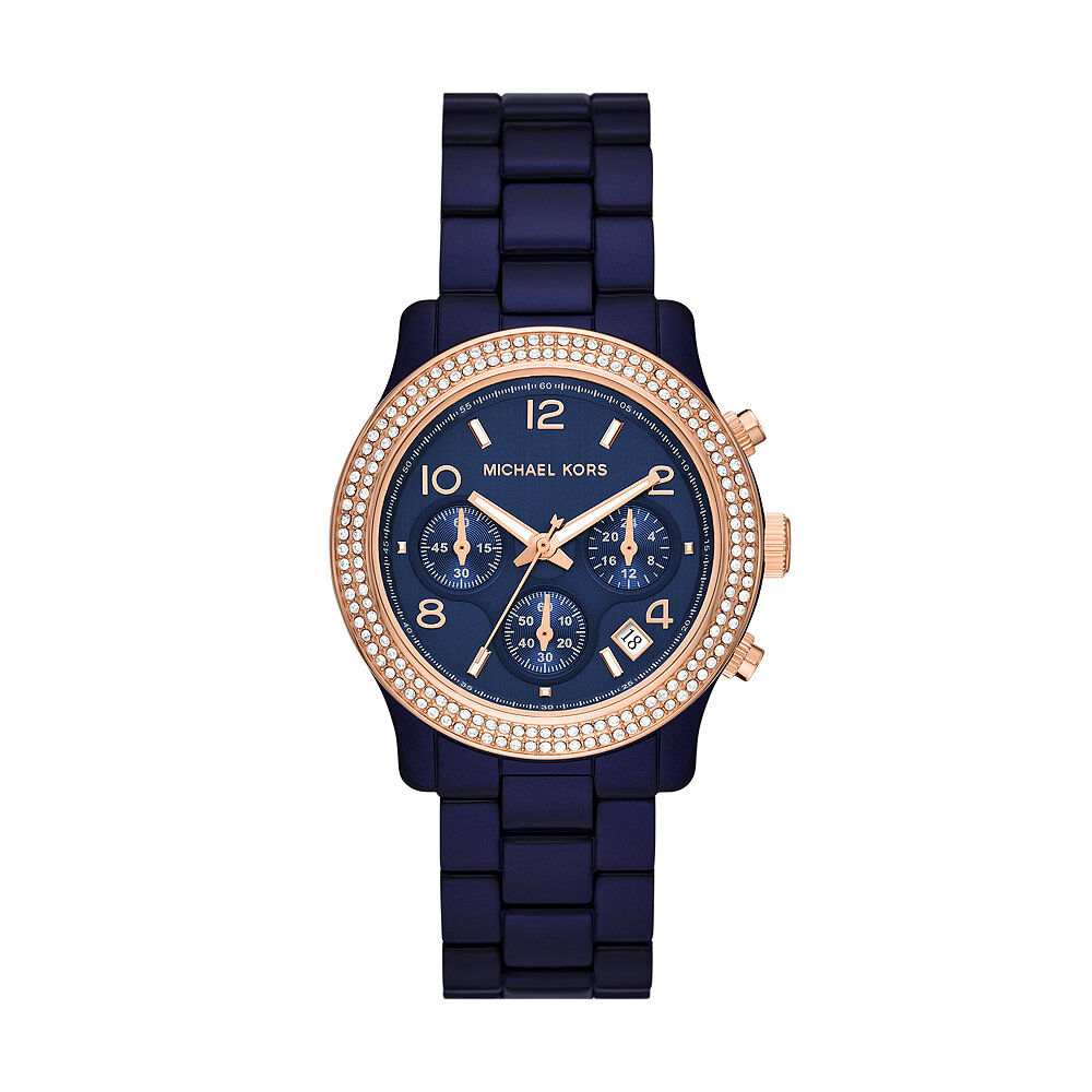 Montre Michael Kors Runway Bleu - Montres &eacute;tanches Femme | Marc Orian