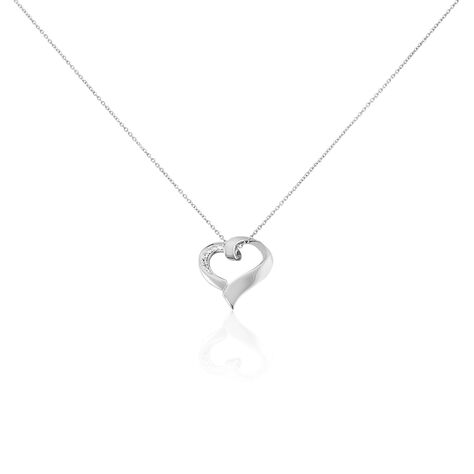 Collier Daviane Argent Blanc Oxyde De Zirconium - Colliers avec pierres Femme | Marc Orian