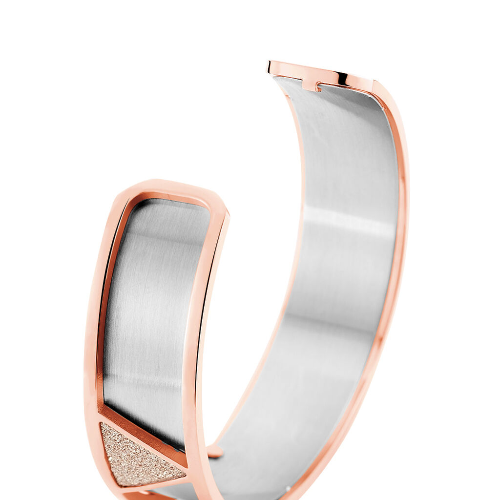 Bracelet Jonc Andrina Acier Rose - Bracelets jonc Femme | Marc Orian