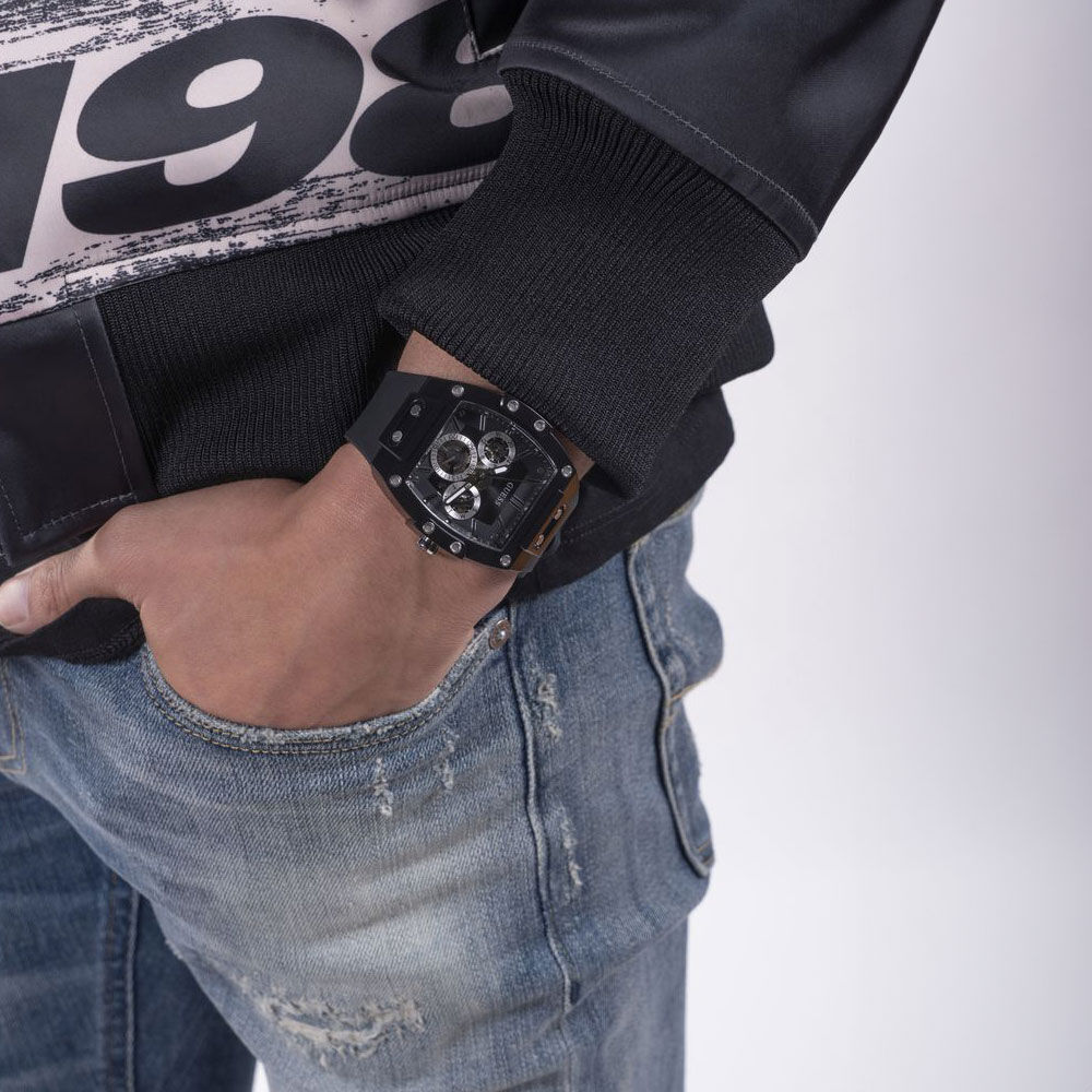 Montre Guess Phoenix Noir - Montres &eacute;tanches Homme | Marc Orian