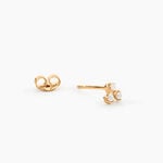 Boucles D'Oreilles Puces Marinette Plaqu&eacute; Or Jaune Oxyde De Zirconium - Puces Femme | Marc Orian