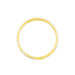 Alliance Strie Fantaisie Demi Jonc Classique Or Bicolore - Alliances duo Unisex | Marc Orian