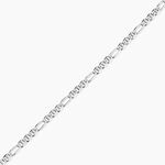 Bracelet Edmonde Argent Blanc - Bracelets fantaisie Homme | Marc Orian
