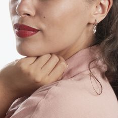 Créole Unitaire Argent Blanc Ancelin Oxydes De Zirconium - Sélection Bohème Femme | Marc Orian