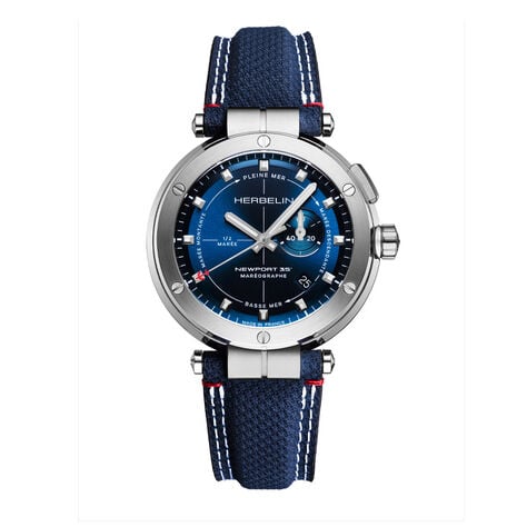 Montre Herbelin Newport Mareographe Bleu - Montres &eacute;tanches Homme | Marc Orian