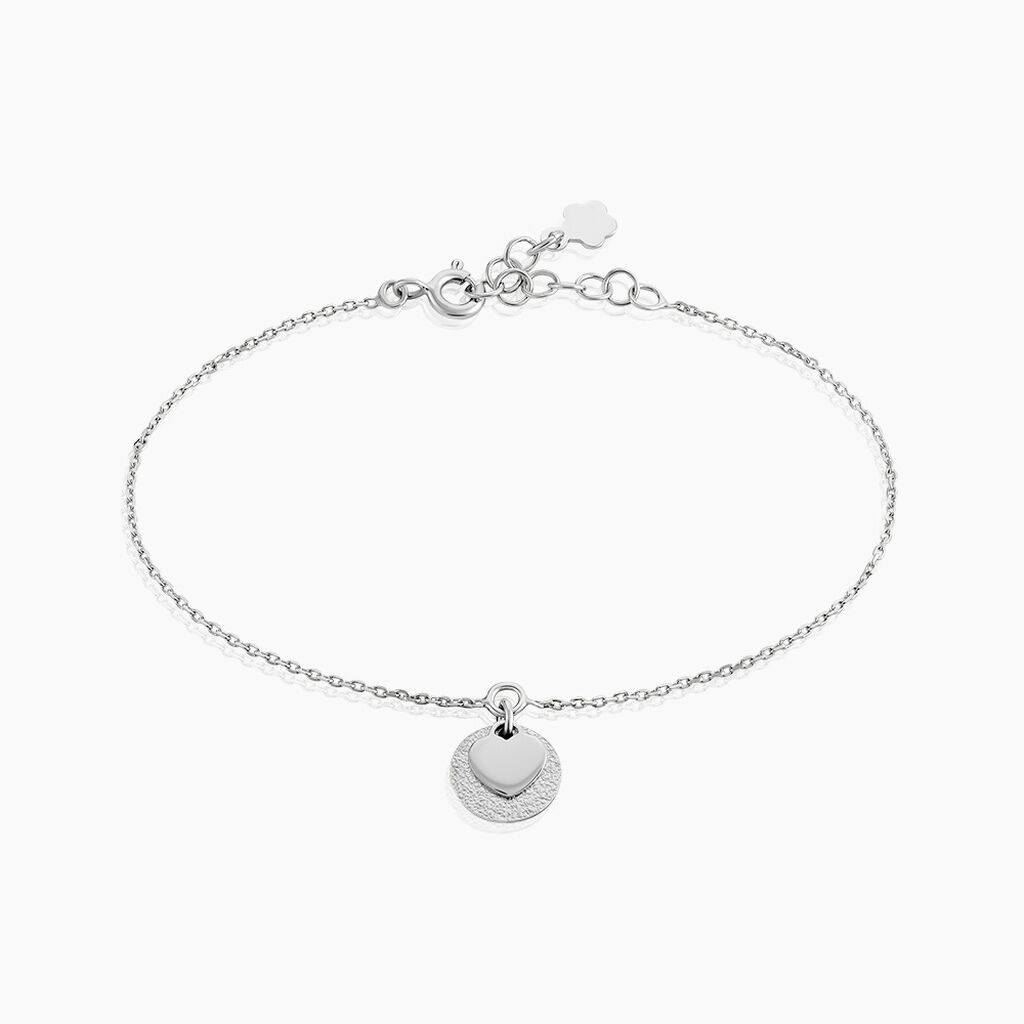 Bracelet Tayra Argent Blanc - Bracelets Medailles Femme | Marc Orian