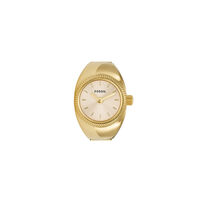 Montre Fossil Watch Ring Doré
