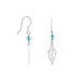 Boucles D'oreilles Pendantes Angelika Argent Blanc Pierre De Synthese - Pendantes Femme | Marc Orian