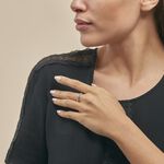 Bague Solitaire Symphonie Or Blanc Diamant - Parures de mariage Femme | Marc Orian