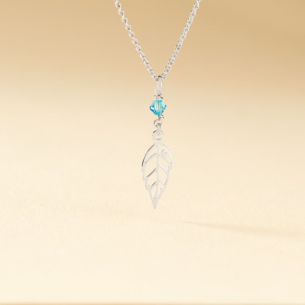 Collier Angelika Argent Blanc Pierre De Synthese - Colliers avec pierres Femme | Marc Orian