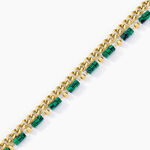Bracelet Athena Acier Dor&eacute; Malachite - Bracelets Multirangs Femme | Marc Orian
