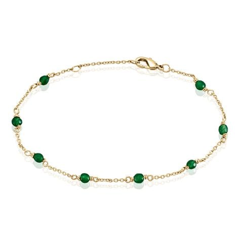 Bracelet Calliope Plaqué Or Doré Agate - Bracelets chaînes Femme | Marc Orian