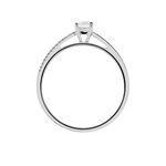 Bague Solitaire Alexandra Or Blanc Diamant - Solitaires Femme | Marc Orian