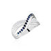 Bague Or Blanc Maudy Saphirs Diamants - Bagues vintage Femme | Marc Orian