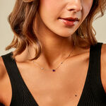 Collier Ayomide Or Jaune Am&eacute;thyste Oxyde De Zirconium - Colliers avec pierres Femme | Marc Orian