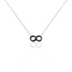 Collier Alicia Argent Blanc Céramique - Colliers Femme | Marc Orian