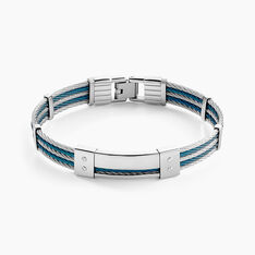 Bracelet Jourdan Herens Acier Blanc - Bracelets Homme | Marc Orian