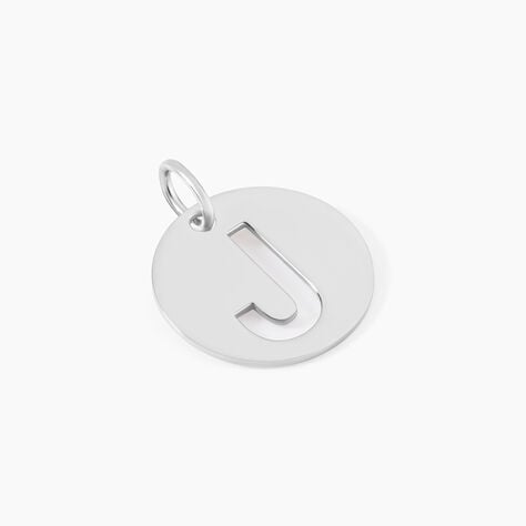 Pendentif Elio J Argent Blanc - Bijoux fantaisie Famille | Marc Orian