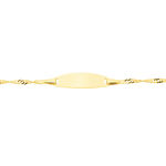 Bracelet Identite Bebe Or Jaune Ericka - Gourmettes Enfant | Marc Orian