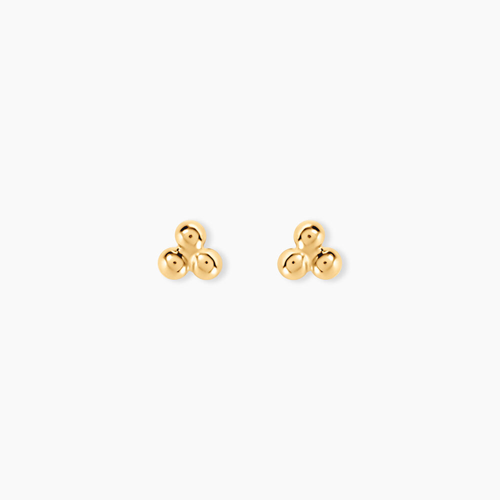 Boucles D'oreilles Puces Glen Or Jaune - Puces Femme | Marc Orian
