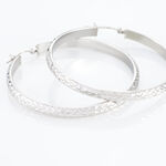 Cr&eacute;oles Argent Blanc Esmee - Cr&eacute;oles Femme | Marc Orian