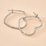 Cr&eacute;oles Ursula Argent Blanc - Cr&eacute;oles Femme | Marc Orian