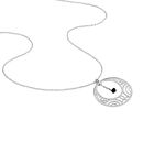 Collier Kayra Argent Blanc Pierre De Synthese - Colliers avec pierres Femme | Marc Orian