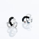 Boucles D'oreilles Puces Constellation Or Blanc Diamant - Puces Femme | Marc Orian