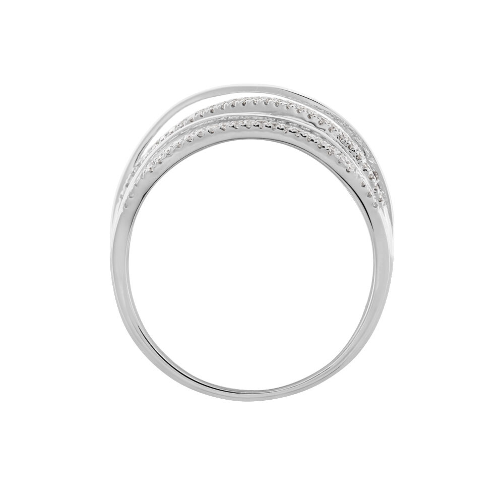Bague Dionise Or Blanc Diamant - Bagues pierres précieuses Femme | Marc Orian