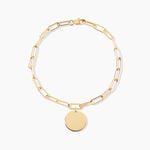 Bracelet Neala Plaqu&eacute; Or Jaune - Bracelets Medailles Femme | Marc Orian