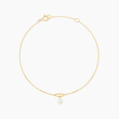 Bracelet Eusebios Or Jaune Perle De Culture - Bracelets cha&icirc;nes Femme | Marc Orian