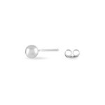 Boucles D'oreilles Puces Virgie Argent Blanc - Puces Femme | Marc Orian