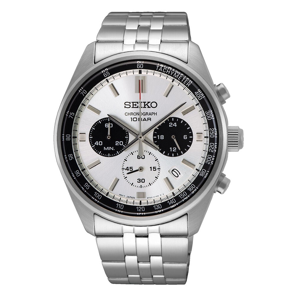 Montre Seiko Sport Bicolore Blanc / Noir -  Homme | Marc Orian