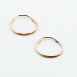 Cr&eacute;oles Valerina Or Rose - Cr&eacute;oles Femme | Marc Orian