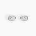 Boucles D'oreilles Puces Phebus Him Acier Blanc - Puces Homme | Marc Orian