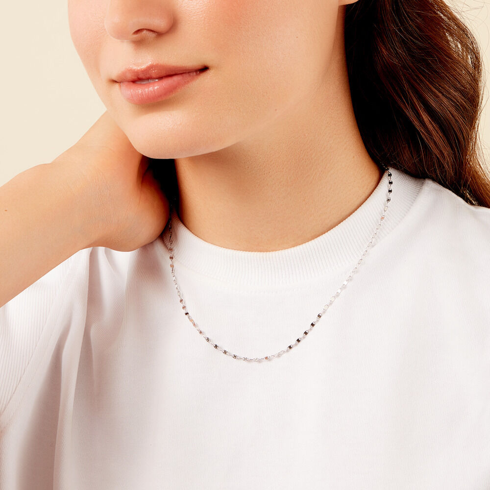 Collier Norene Argent Blanc - Colliers fantaisie Femme | Marc Orian