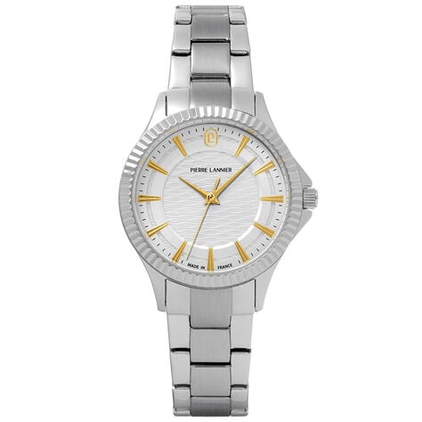 Montre Pierre Lannier Metropolitain Argent&eacute; - Montres &eacute;tanches Femme | Marc Orian