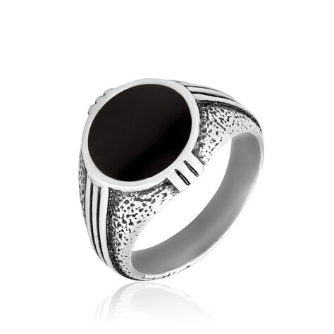 Bague Kaija Acier Blanc - Bijoux fantaisie Homme | Marc Orian