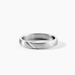 Bague Acier Blanc - Bijoux fantaisie Homme | Marc Orian