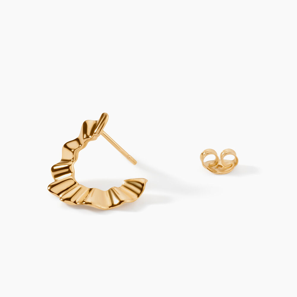 Boucles D'Oreilles Puces Soraia Plaqu&eacute; Or Jaune - Puces Femme | Marc Orian