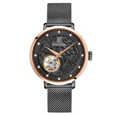 Montre Pierre Lannier Eolia Noir - Montres automatique Femme | Marc Orian