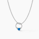 Collier Laelle Argent Blanc Turquoise - Colliers avec pierres Femme | Marc Orian