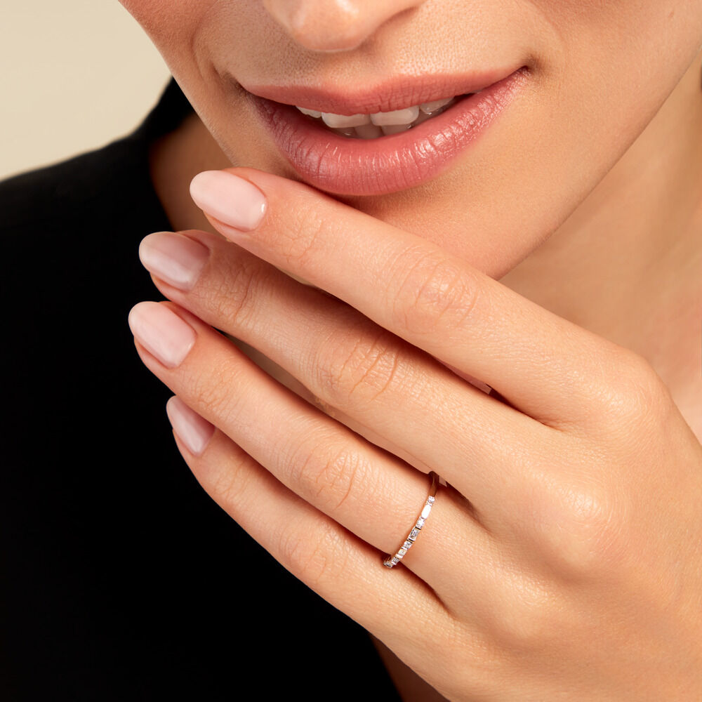 Alliance Ioan Or Jaune Diamant - Alliances avec pierres Femme | Marc Orian